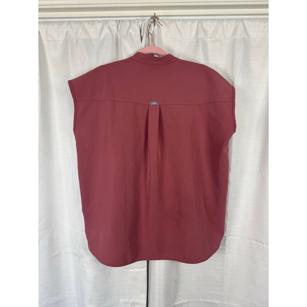 FIGS Technical Collection Rafaela Oversized Scrub Top M Mauve Dusty Rose Modern - Picture 5 of 5